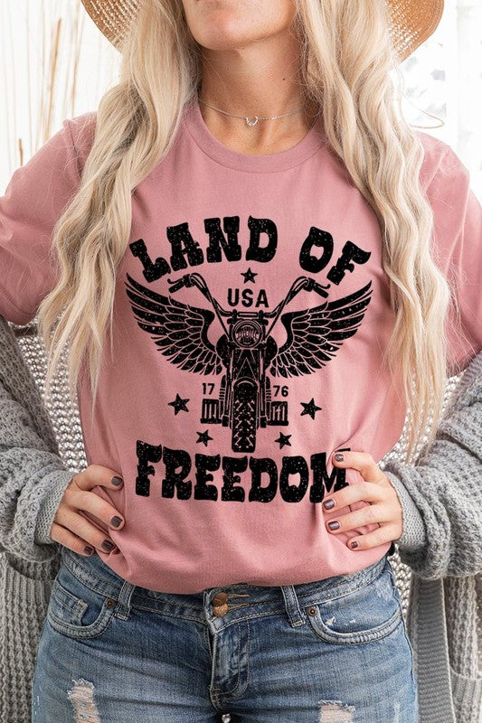 Land of Freedom Graphic T Shirts