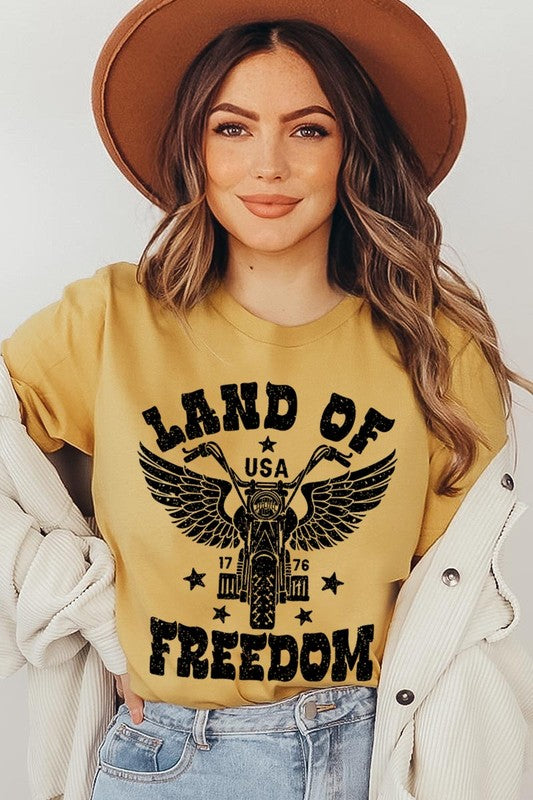 Land of Freedom Graphic T Shirts