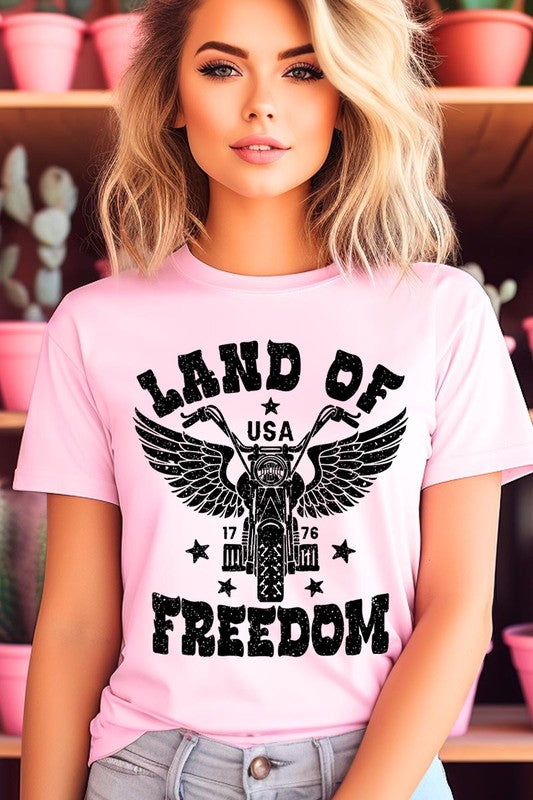 Land of Freedom Graphic T Shirts