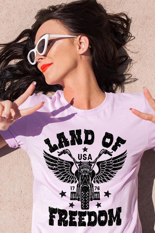 Land of Freedom Graphic T Shirts