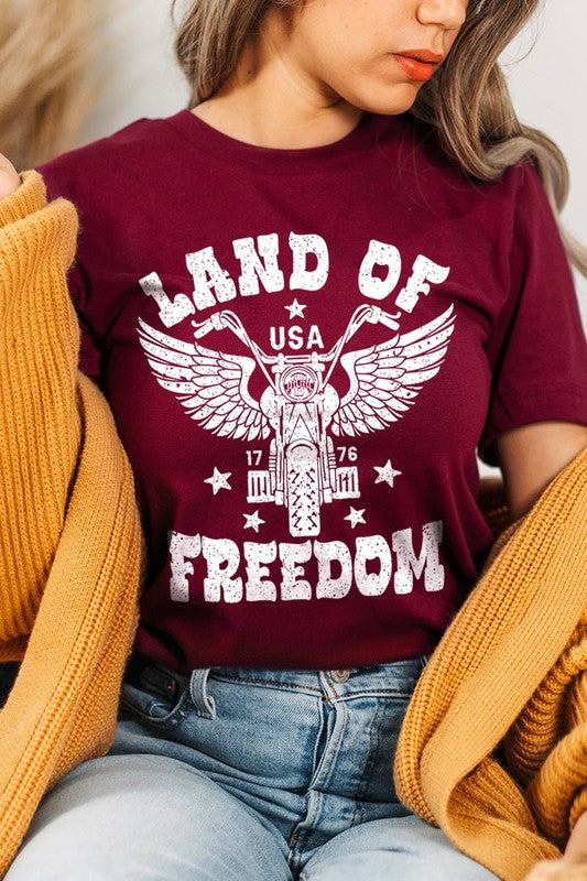 Land of Freedom Graphic T Shirts