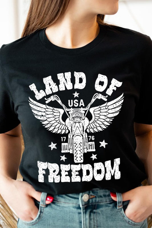 Land of Freedom Graphic T Shirts