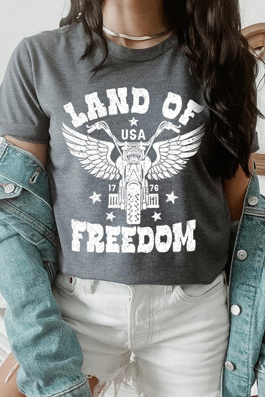 Land of Freedom Graphic T Shirts