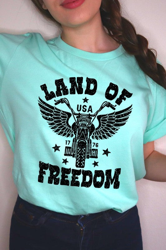 Land of Freedom Graphic T Shirts