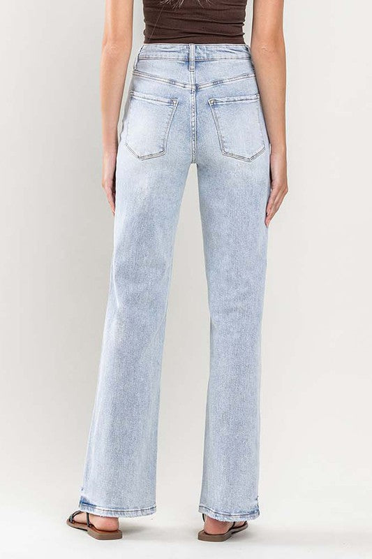 90s Vintage Super High Rise Flare Jeans