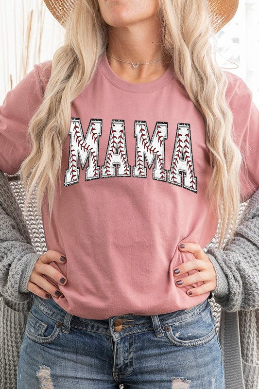 Baseball Mama Mothers Day Graphic T Shirts