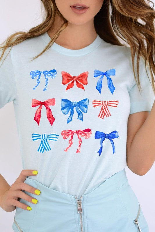 Coquette 4th Of July America Graphic T Shirts