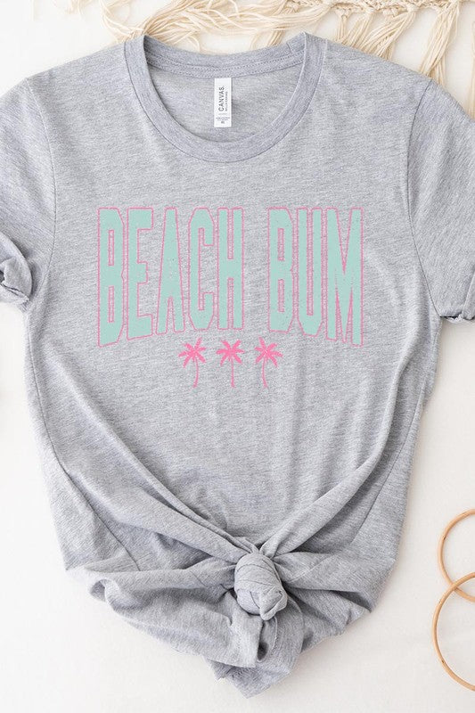 Beach Bum Summer Graphic T Shirts