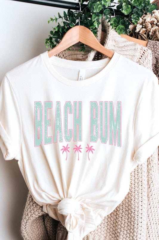 Beach Bum Summer Graphic T Shirts