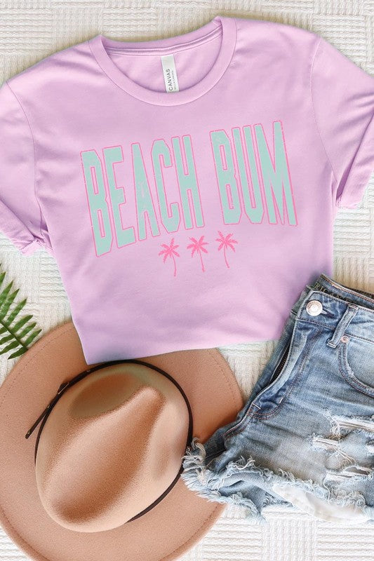 Beach Bum Summer Graphic T Shirts