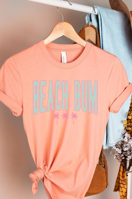 Beach Bum Summer Graphic T Shirts