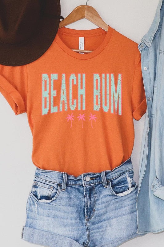 Beach Bum Summer Graphic T Shirts