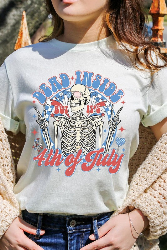 Dead Inside 4th of July Graphic T Shirts