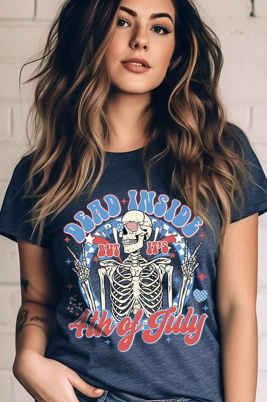 Dead Inside 4th of July Graphic T Shirts