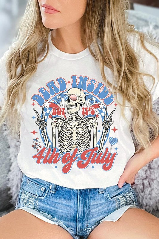 Dead Inside 4th of July Graphic T Shirts