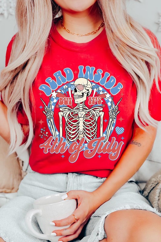 Dead Inside 4th of July Graphic T Shirts