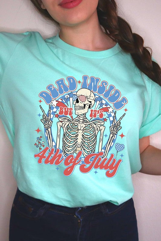 Dead Inside 4th of July Graphic T Shirts