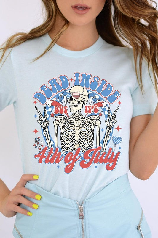 Dead Inside 4th of July Graphic T Shirts