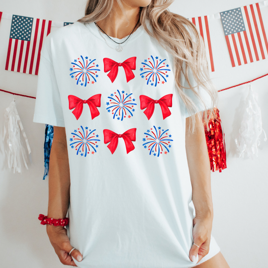 4th of July American Graphic Tee