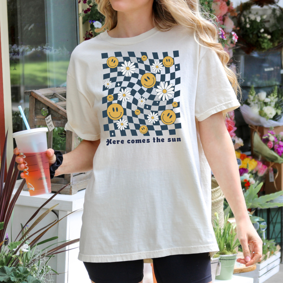 Here Comes The Sun Graphic Tee, Comfort Colors