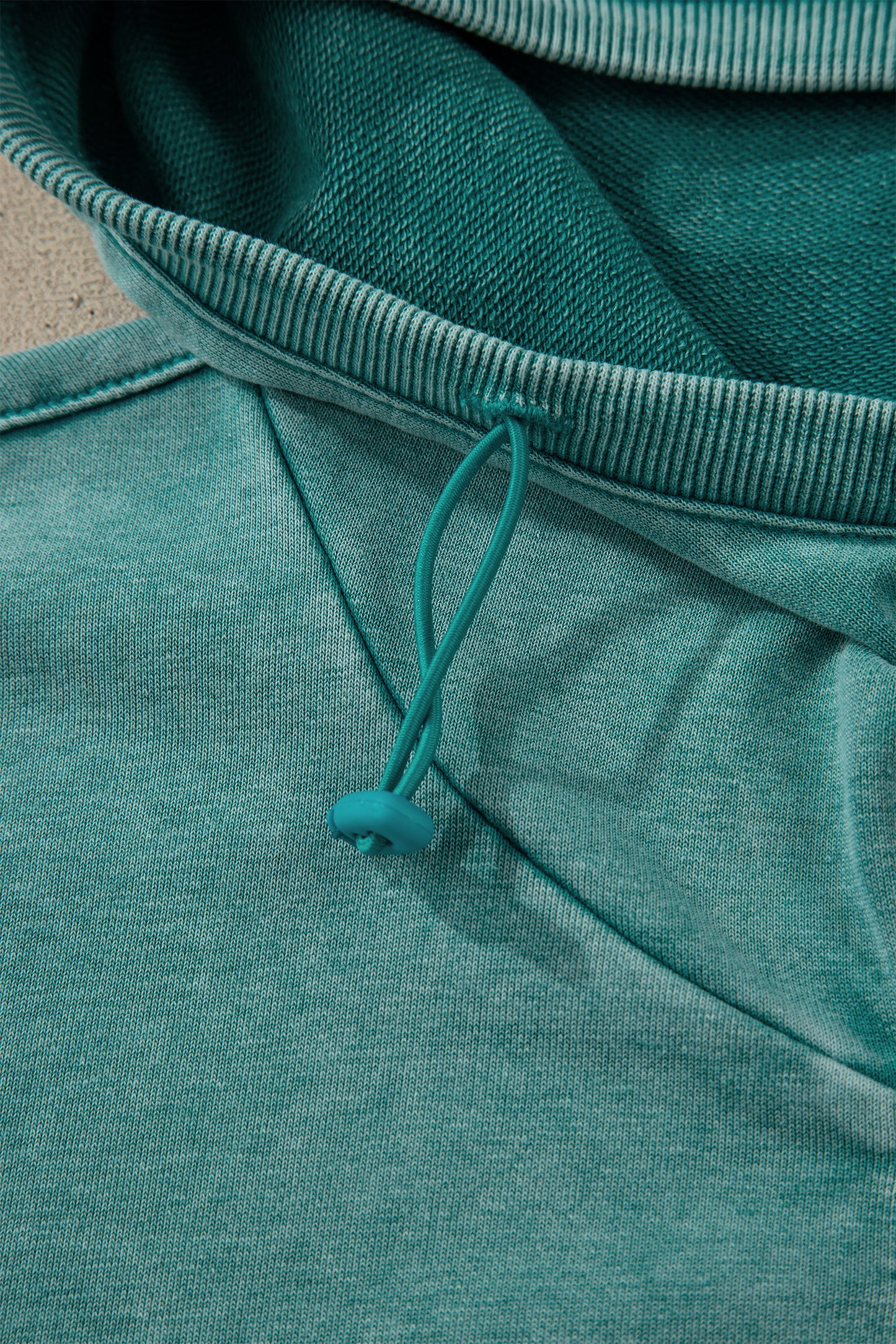 Canton Half Zip Kangaroo Pocket Mineral Wash Baggy Hoodie