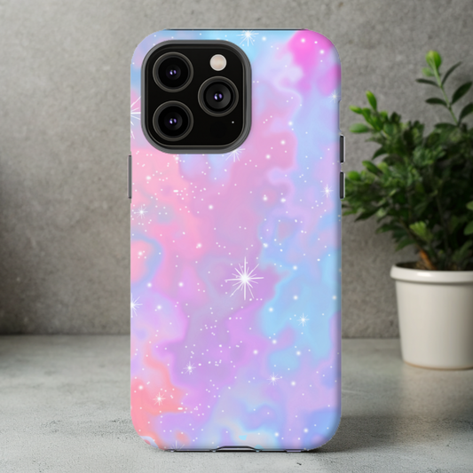 Pastel Galaxy iPhone Case, MagSafe Tough Cases