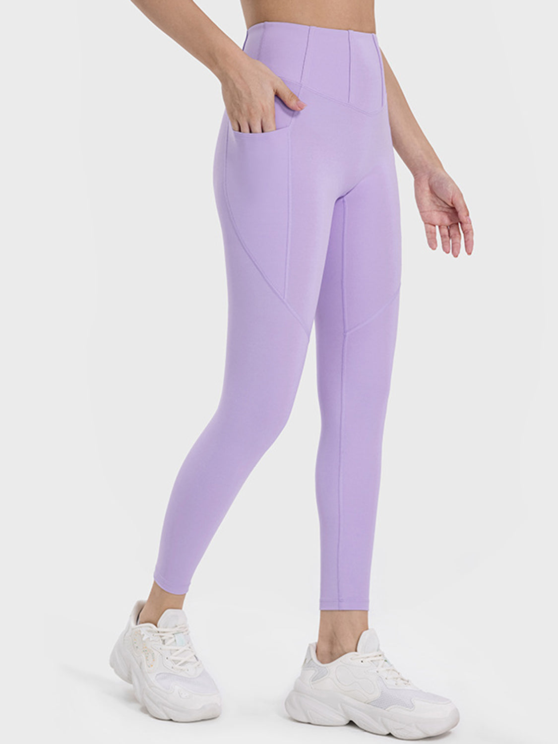 Pocketed High Waist Active Leggings