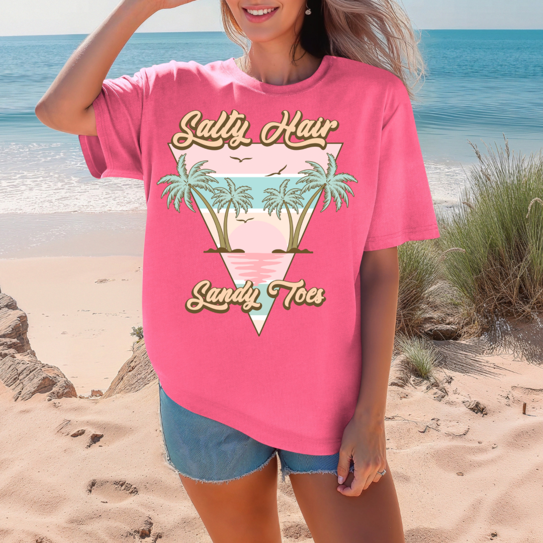 Salty Hair Graphic Tee, Comfort Colors