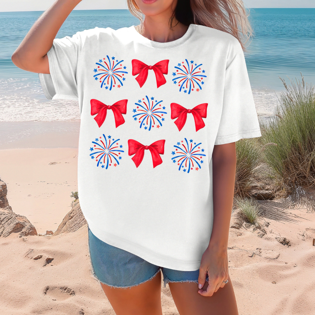 4th of July American Graphic Tee