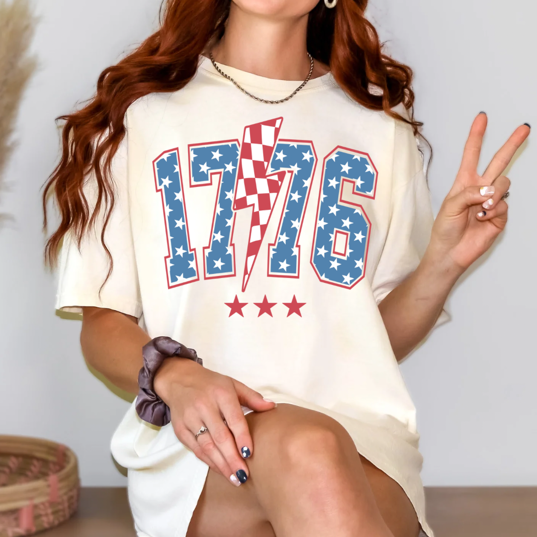 4th of July 1776 Retro Graphic Tee