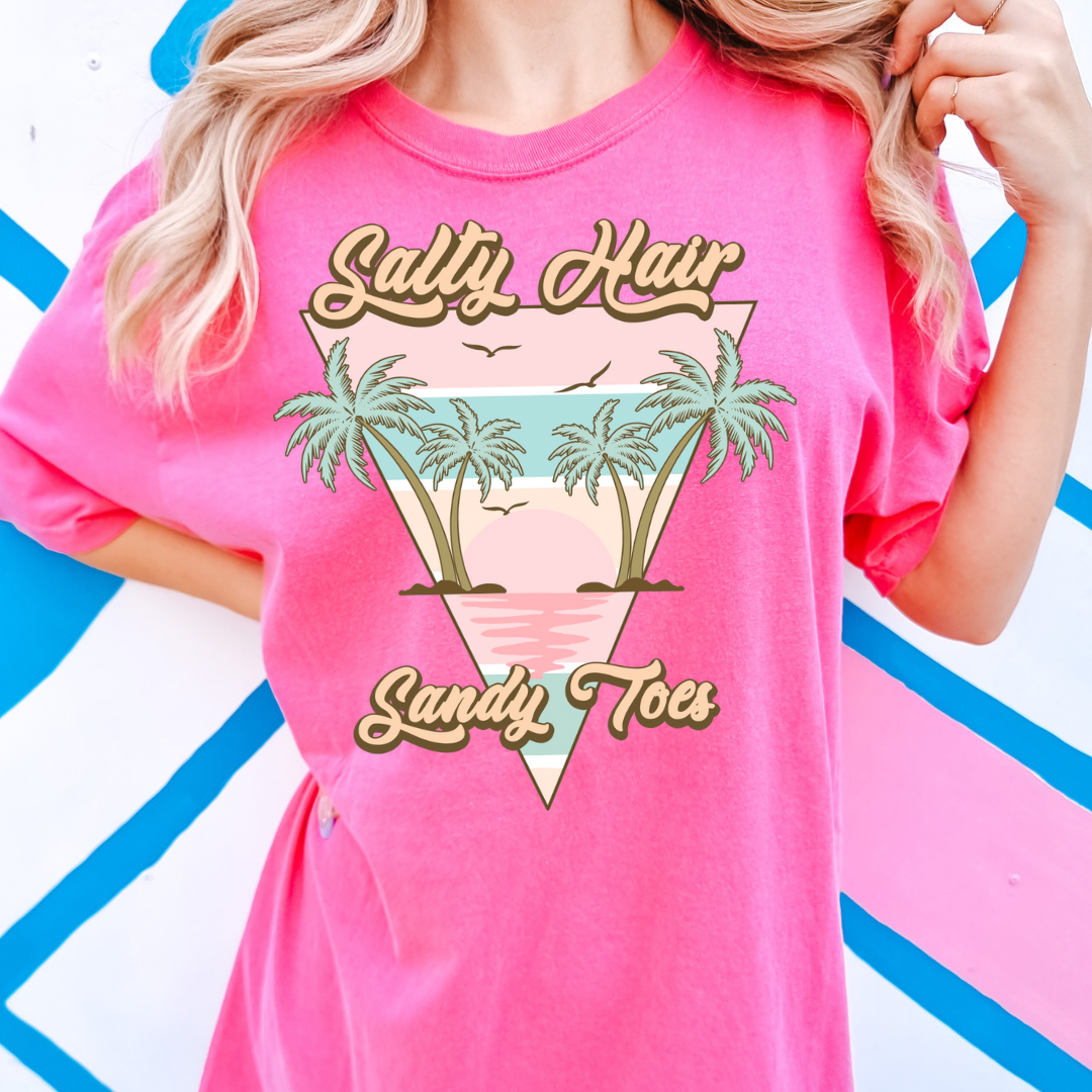 Salty Hair Graphic Tee, Comfort Colors