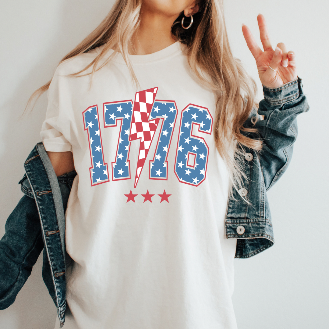 4th of July 1776 Retro Graphic Tee