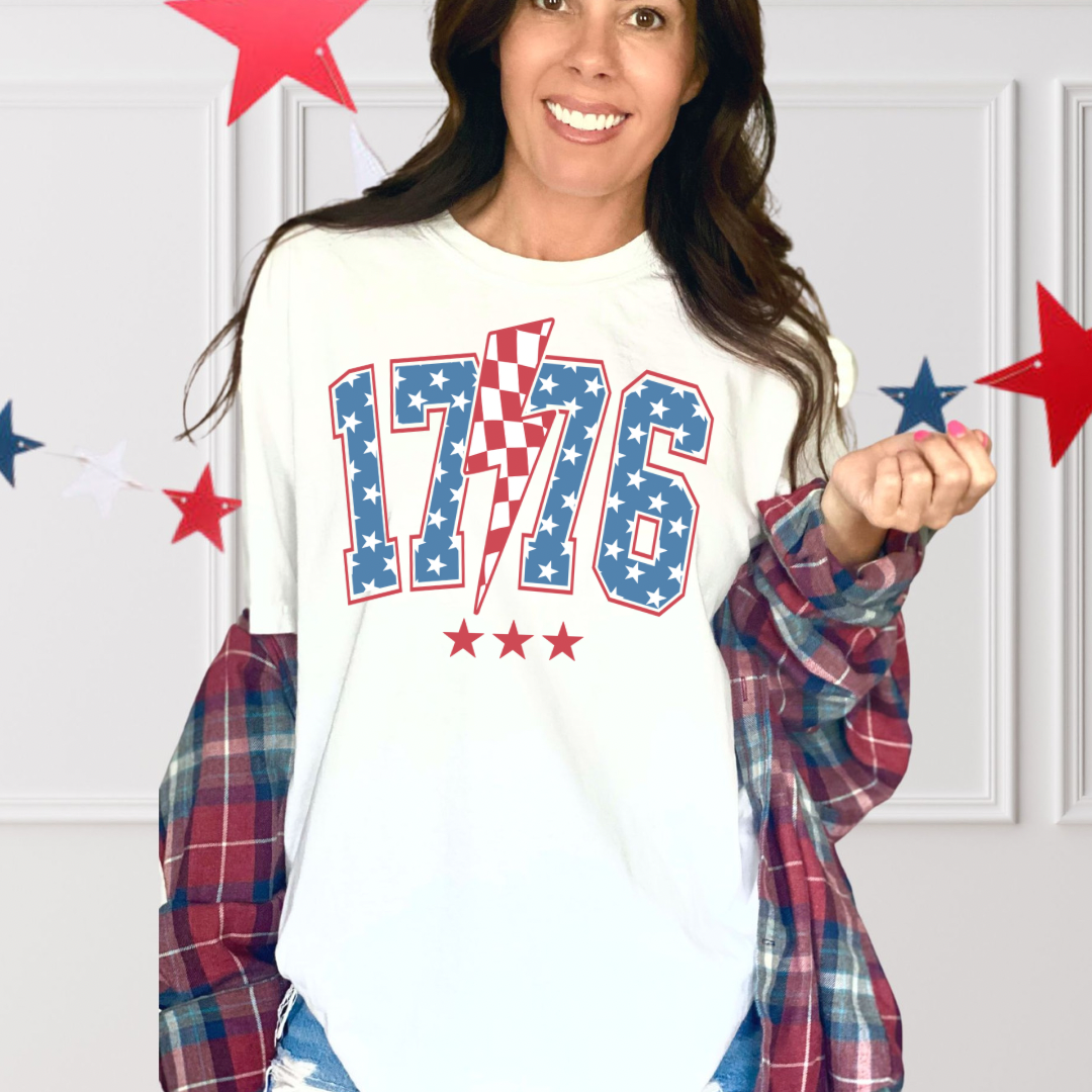 4th of July 1776 Retro Graphic Tee