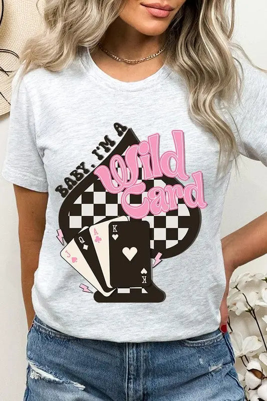 Baby I'm a Wild Card Graphic T Shirts Color Bear