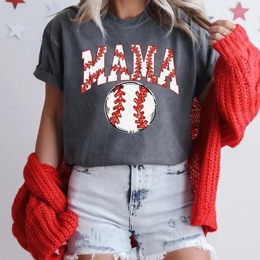 Baseball Mama Graphic Tee Printify