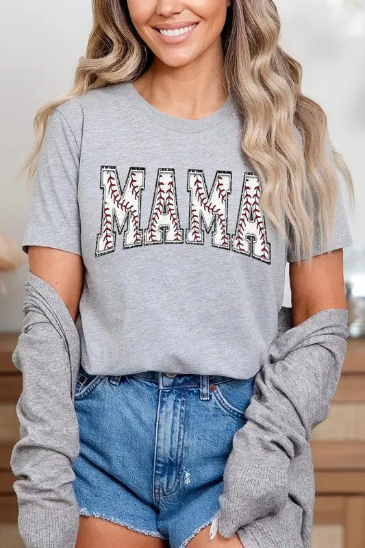 Baseball Mama Mothers Day Graphic T Shirts Color Bear