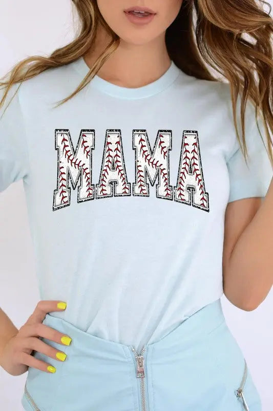 Baseball Mama Mothers Day Graphic T Shirts Color Bear