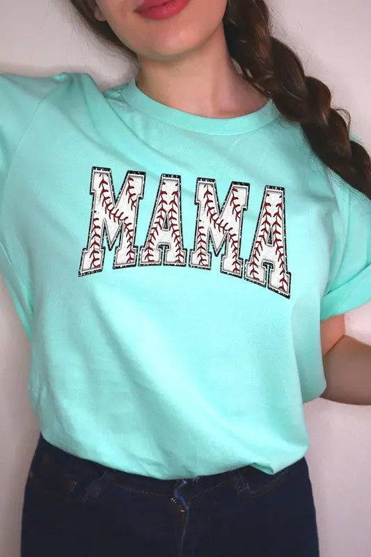 Baseball Mama Mothers Day Graphic T Shirts Color Bear