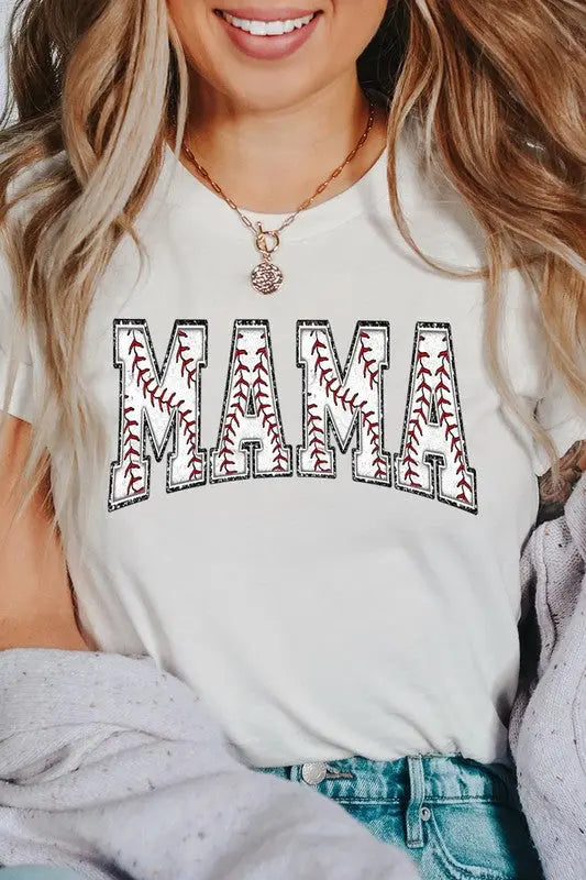 Baseball Mama Mothers Day Graphic T Shirts Color Bear