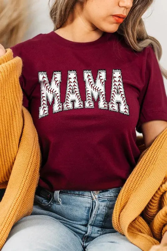 Baseball Mama Mothers Day Graphic T Shirts Color Bear