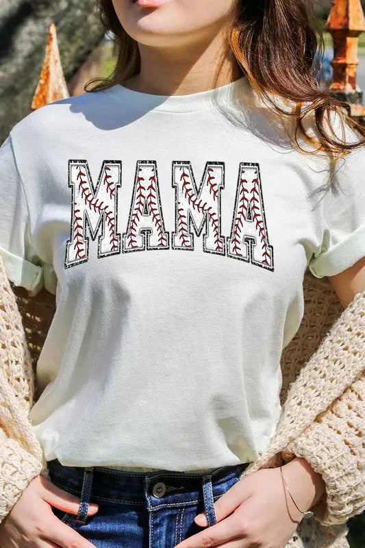 Baseball Mama Mothers Day Graphic T Shirts Color Bear