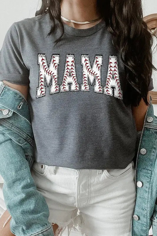 Baseball Mama Mothers Day Graphic T Shirts Color Bear