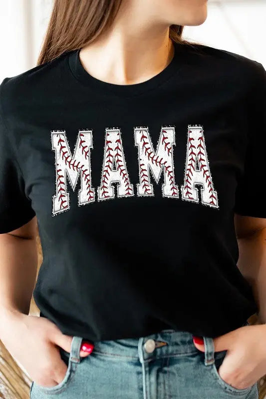 Baseball Mama Mothers Day Graphic T Shirts Color Bear