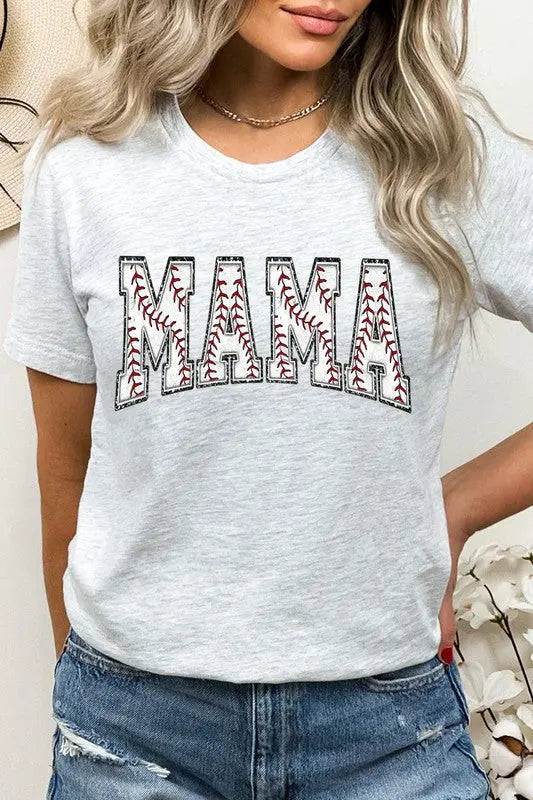 Baseball Mama Mothers Day Graphic T Shirts Color Bear