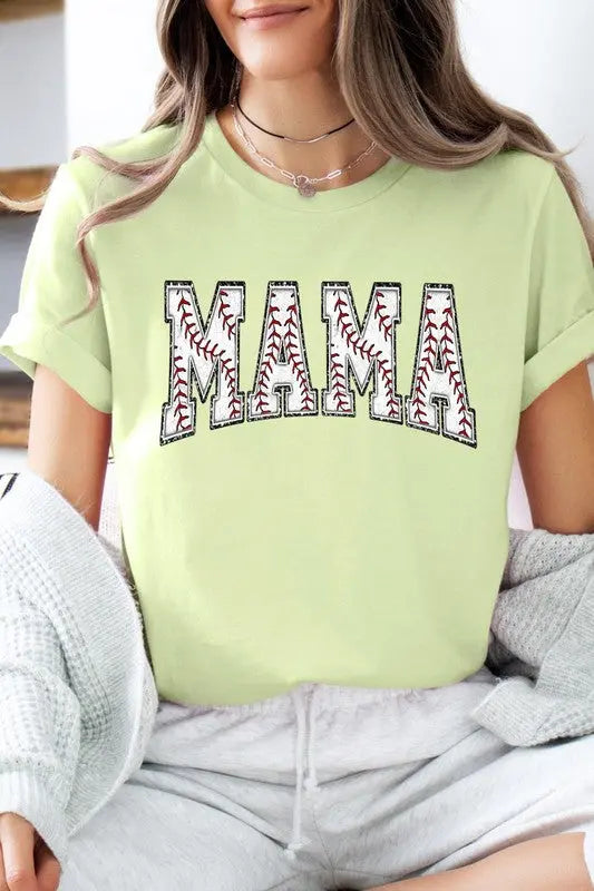 Baseball Mama Mothers Day Graphic T Shirts Color Bear