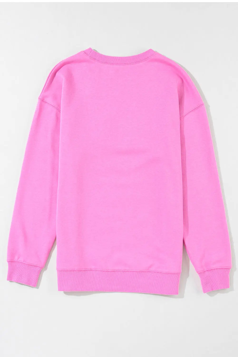 Bright Pink MAMA Letter Embossed Casual Sweatshirt Milli & Molli’s