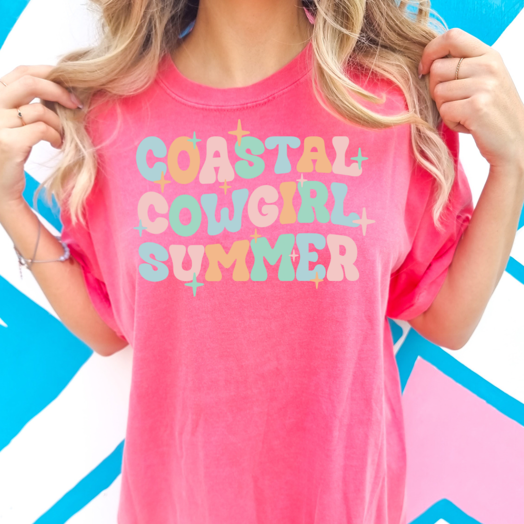 Coastal Cowgirl Summer Graphic Tee