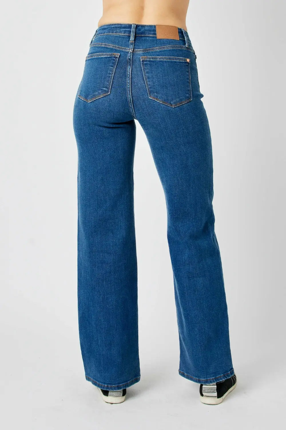 Judy Blue Full Size High Rise Straight Jeans Trendsi