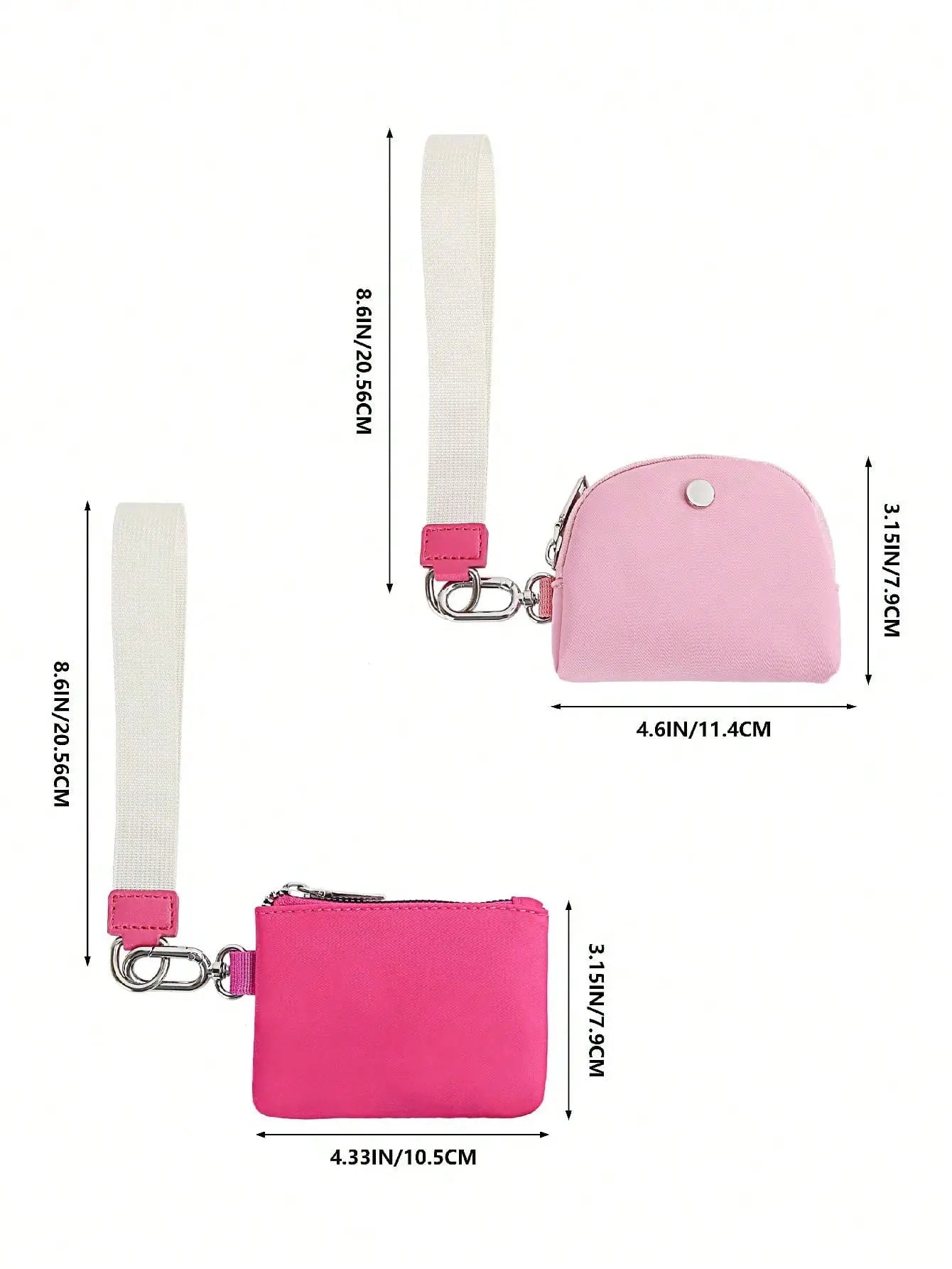 Mini Zip Around Wristlet Wallet For Women Milli & Molli’s