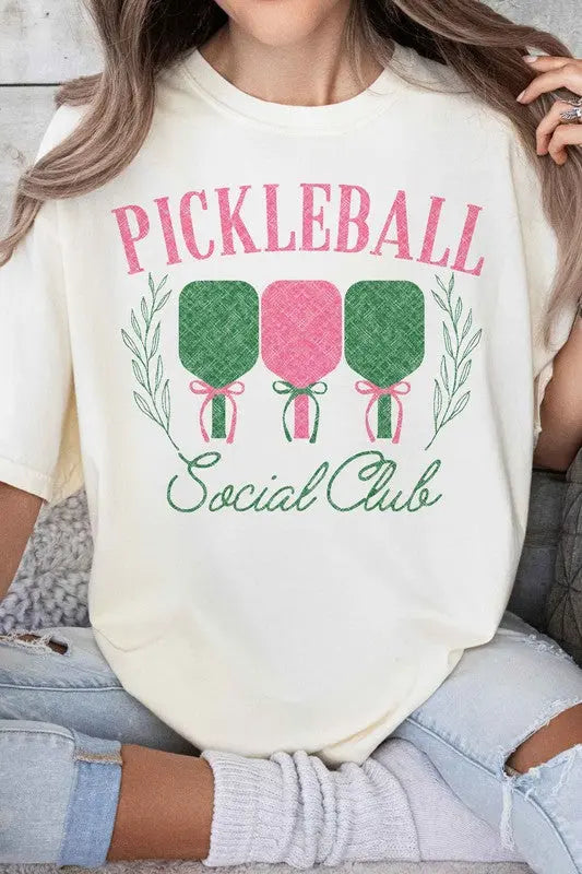 PICKLEBALL SOCIAL CLUB GRAPHIC TEE ALPHIA